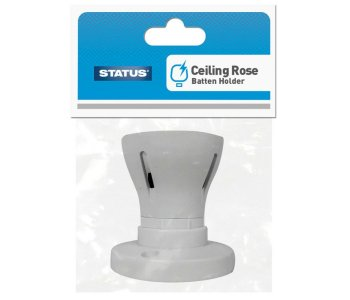 Status 5 Amp Bayonet Cap Ceiling Rose Batten Holder Status 5 Amp Bayonet Cap Ceiling Rose Batten Holder